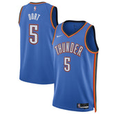 Nike Luguentz Dort Oklahoma City Thunder Unisex Swingman Player Jersey Icon Edition Blue