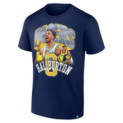Fanatics Tyrese Haliburton Indiana Pacers Notorious 4.0 T-Shirt Navy