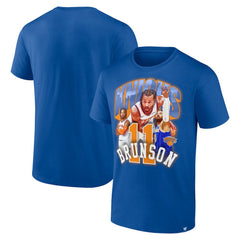 Fanatics Jalen Brunson New York Knicks Notorious 4.0 T-Shirt Blue