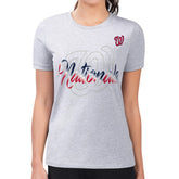 Washington Nationals G-III 4Her by Carl Banks Women's Super-Slim Fit Lightweight Shadow Logo Graphic T-Shirt Online