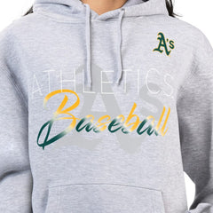 Athletics G-III 4Her by Carl Banks Women's Shadow Logo Graphic Pullover Hoodie for sale