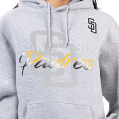 San Diego Padres G-III 4Her by Carl Banks Women's Shadow Logo Graphic Pullover Hoodie Online