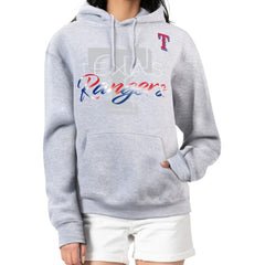 Texas Rangers G-III 4Her by Carl Banks Women's Shadow Logo Graphic Pullover Hoodie Outlet