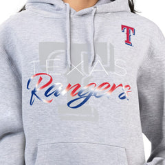 Texas Rangers G-III 4Her by Carl Banks Women's Shadow Logo Graphic Pullover Hoodie Outlet