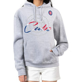 Chicago Cubs G-III 4Her by Carl Banks Women's Shadow Logo Graphic Pullover Hoodie Sale