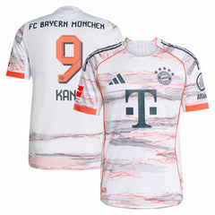 Adidas - Harry Kane Bayern Munich 2025/26 Away Player Jersey - White