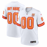 76 Tampa Bay Buccaneers 50th Season Custom Game Jersey - White - Nike