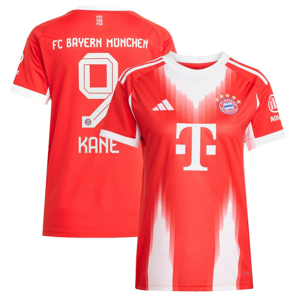 Adidas - Harry Kane Bayern Munich Women's 2025/26 Home Replica Jersey - Red