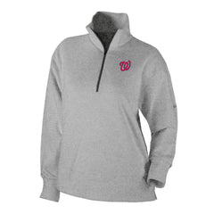 Washington Nationals Columbia Women's Birchwood Hills Quarter-Zip Pullover Sale