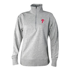 Philadelphia Phillies Columbia Women's Birchwood Hills Quarter-Zip Pullover for sale