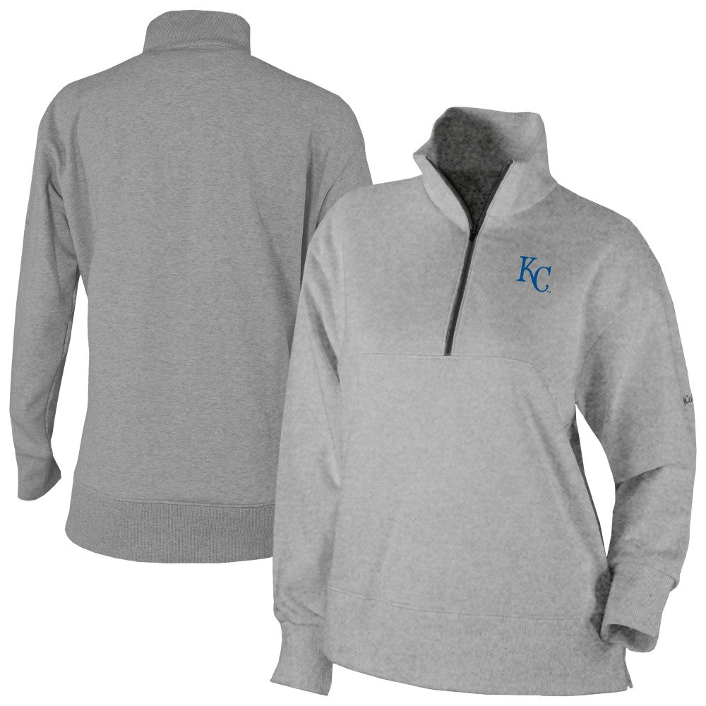 Kansas City Royals Columbia Women's Birchwood Hills Quarter-Zip Pullover Outlet