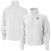Pittsburgh Pirates Columbia Women's Wickhams Hills Raglan Omni-Wick Quarter-Zip Pullover for sale