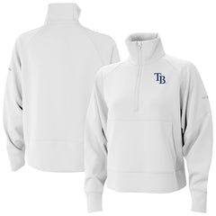 Tampa Bay Rays Columbia Women's Wickhams Hills Raglan Omni-Wick Quarter-Zip Pullover Online