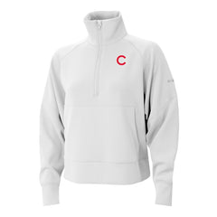 Chicago Cubs Columbia Women's Wickhams Hills Raglan Omni-Wick Quarter-Zip Pullover Outlet