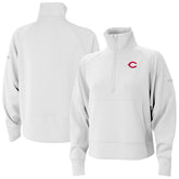 Cincinnati Reds Columbia Women's Wickhams Hills Raglan Omni-Wick Quarter-Zip Pullover Online