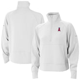 Los Angeles Angels Columbia Women's Wickhams Hills Raglan Omni-Wick Quarter-Zip Pullover Online