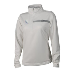 Tampa Bay Rays Columbia Women's Skiff Guide Fleece Half-Zip Pullover Jacket Sale