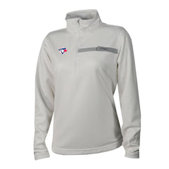 Toronto Blue Jays Columbia Women's Skiff Guide Fleece Half-Zip Pullover Jacket for sale