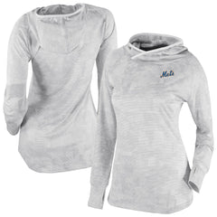 New York Mets Columbia Women's Omni-Wick Sunday Ball Raglan Pullover Hoodie Sale