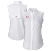 Minnesota Twins Columbia Women's Tamiami Sleeveless Shirt Outlet