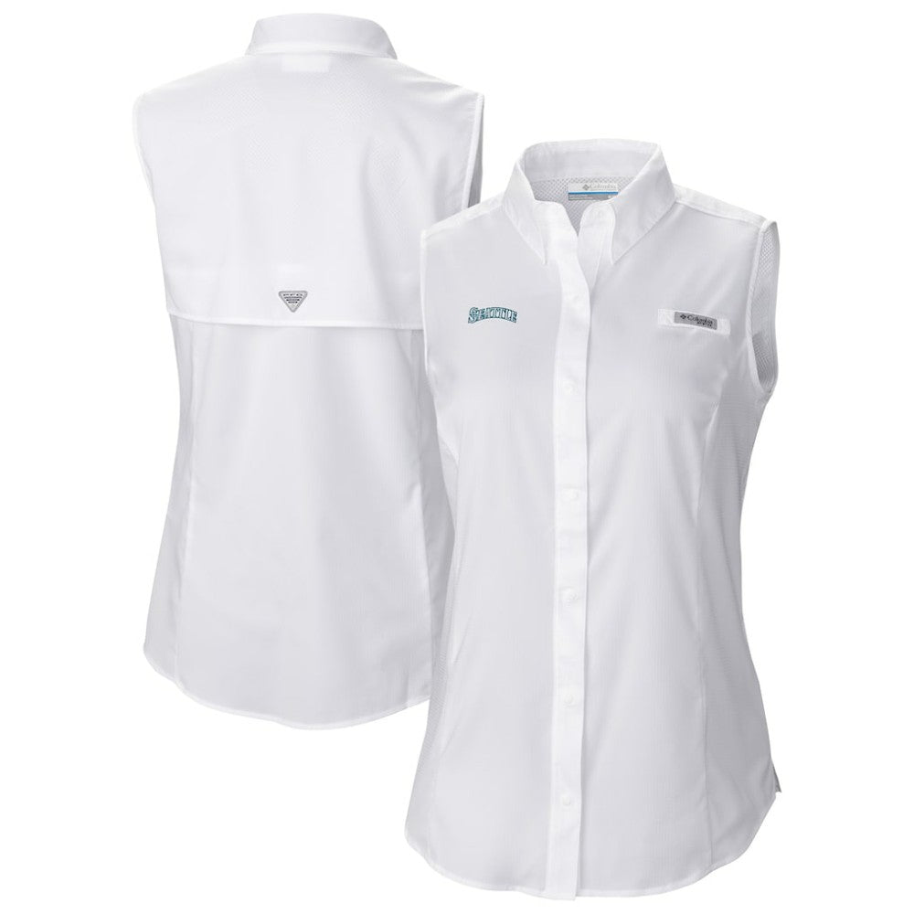 Seattle Mariners Columbia Women's Tamiami Sleeveless Shirt Near Me