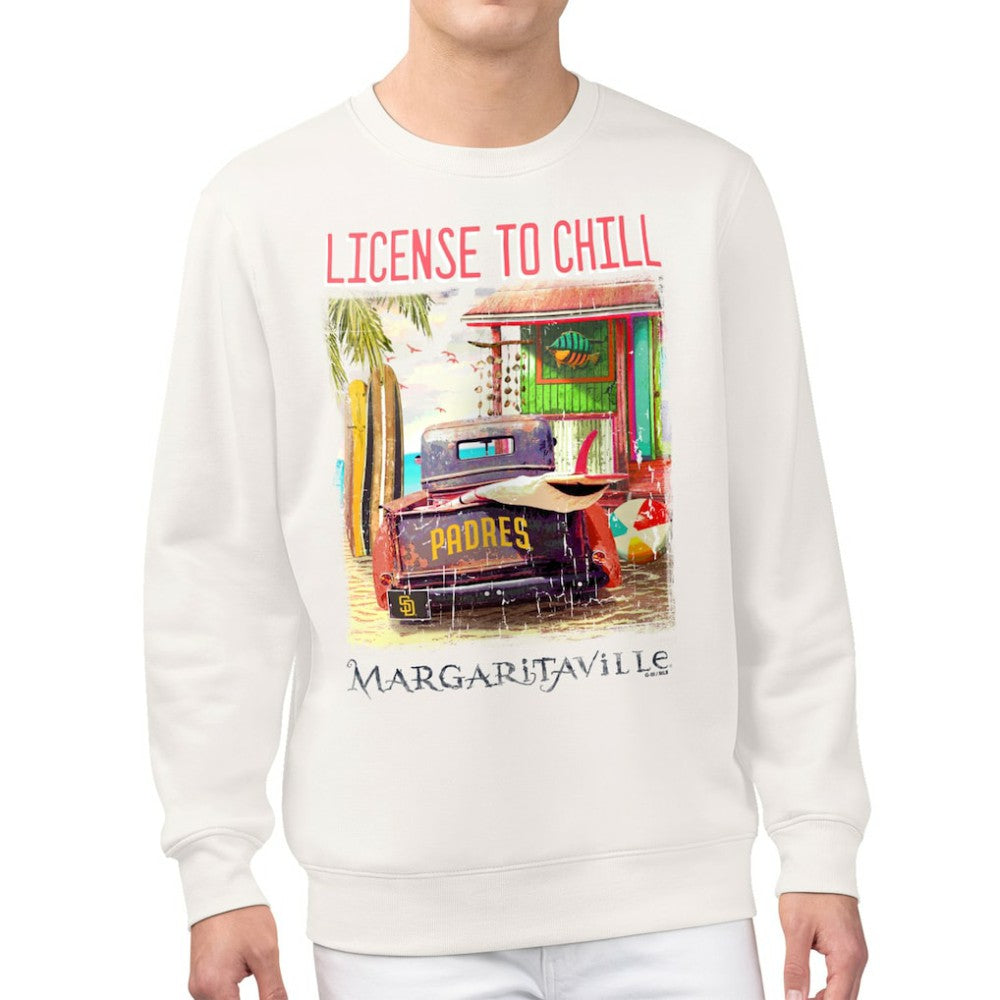 San Diego Padres Margaritaville License to Chill Fleece Sweatshirt Online