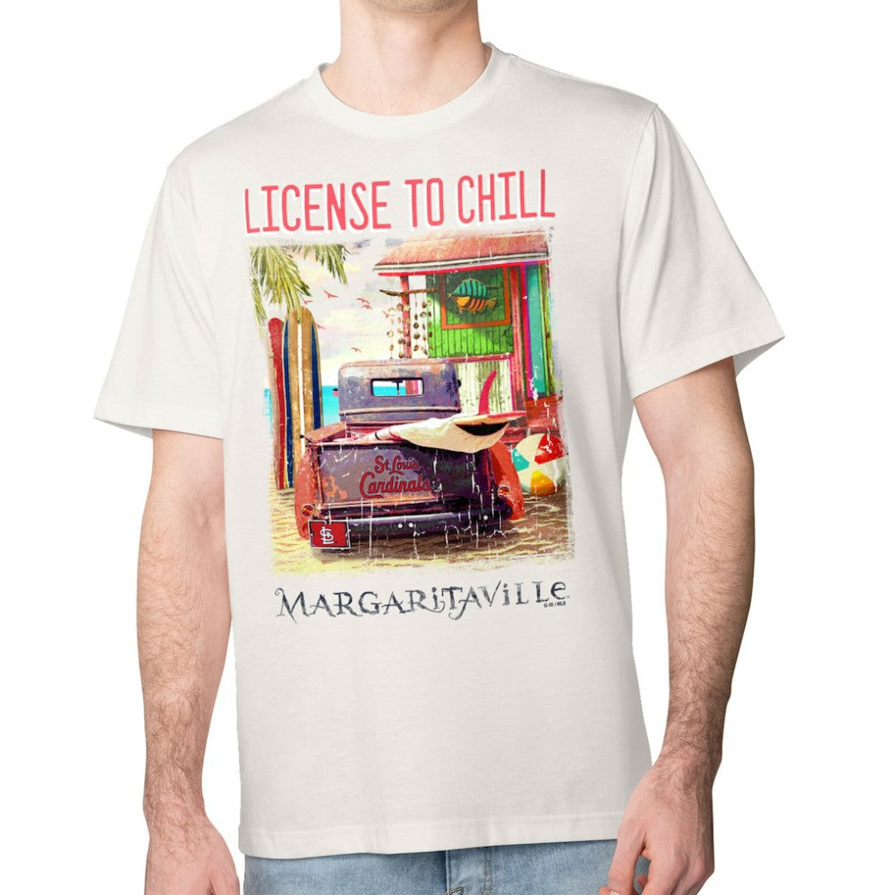 St. Louis Cardinals Margaritaville License to Chill T-Shirt Outlet