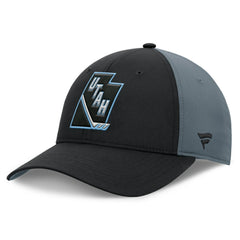 Utah Mammoth Fanatics Utah Badge Adjustable Hat - Black/Charcoal | Fanatics discount