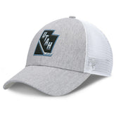 Utah Mammoth Fanatics Utah Badge Trucker Adjustable Hat - Gray/White | Fanatics Clearance