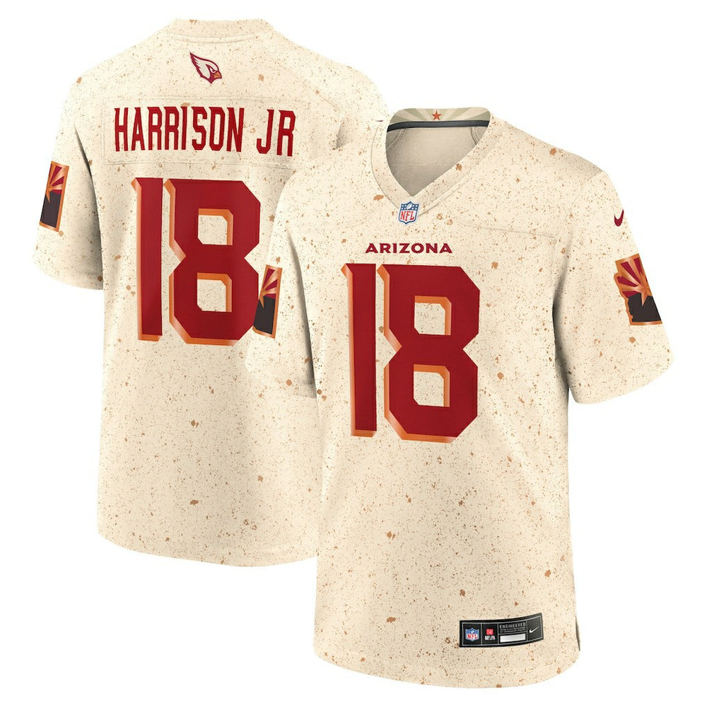 Marvin Harrison Jr. Arizona Cardinals 2025 Rivalries Collection Game Jersey - Natural - Nike