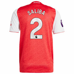 Adidas - William Saliba Arsenal 2025/26 Home Player Jersey - Red