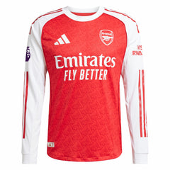 Adidas - Bukayo Saka Arsenal 2025/26 Home Long Sleeve Player Jersey - Red