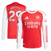 Adidas - Kai Havertz Arsenal 2025/26 Home Long Sleeve Player Jersey - Red