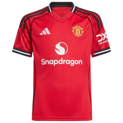 Adidas - Kobbie Mainoo Manchester United Youth Home 2025/26 Replica Player Jersey - Red