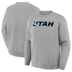 Utah Mammoth Fanatics Combo Legacy Fleece Sweatshirt - Heather Gray | Fanatics on sale
