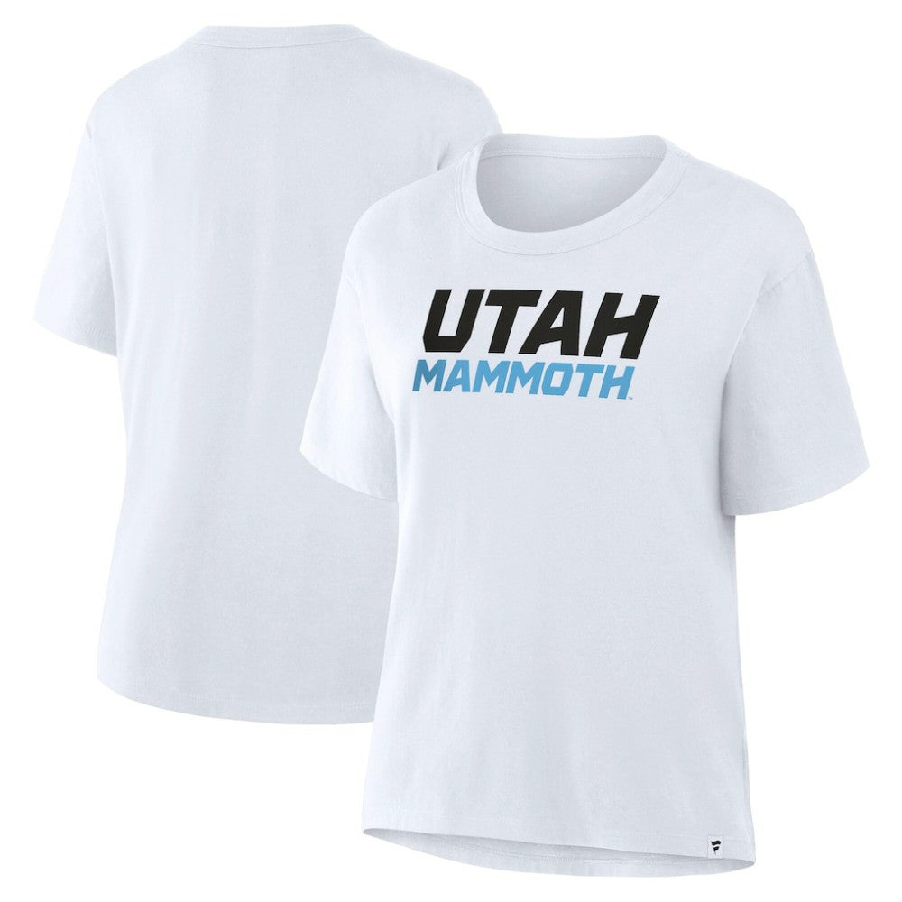 Utah Mammoth Fanatics Women's Wordmark Legacy T-Shirt - White | Fanatics online