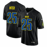 Nike - Inter Milan 2025 Soccer x NFL Game Jersey - Black