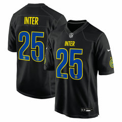 Nike - Inter Milan 2025 Soccer x NFL Game Jersey - Black