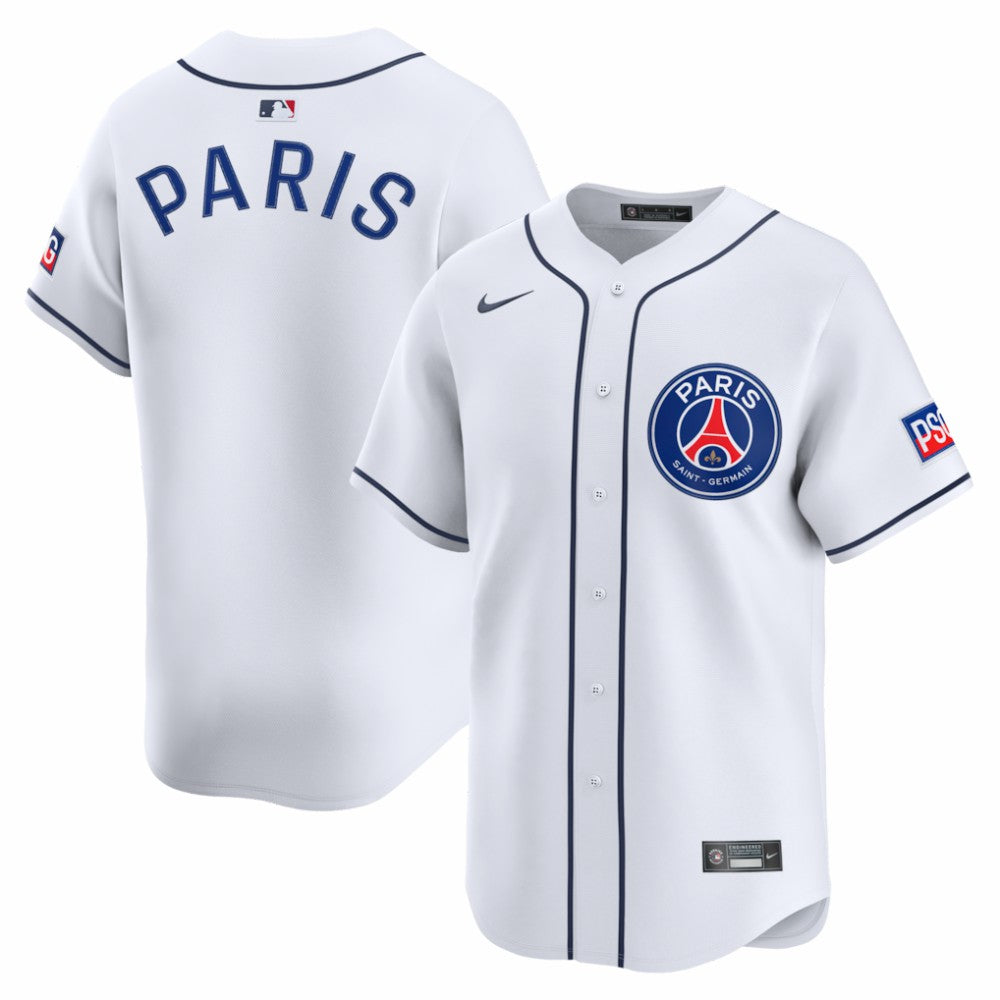 Nike - Paris Saint-Germain 2025 Soccer x MLB Limited Jersey - White