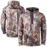 New York Jets Dunbrooke Champion Tech Fleece Hoodie - Camo - NFL