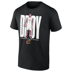 Evan Mobley Cleveland Cavaliers 2025 NBA Defensive Player of the Year T-Shirt Black