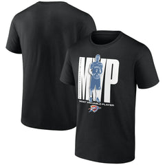 Shai Gilgeous-Alexander Oklahoma City Thunder 2025 NBA MVP T-Shirt Black