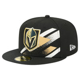 Vegas Golden Knights New Era Faded Lines 59FIFTY Fitted Hat - Black | New Era online