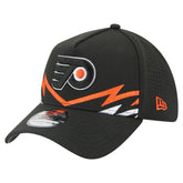 Philadelphia Flyers New Era 39THIRTY A-Frame Perforated Flex Hat - Black | New Era discount