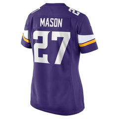 Jordan Mason Minnesota Vikings Women's Team Game Jersey - Purple - Nike