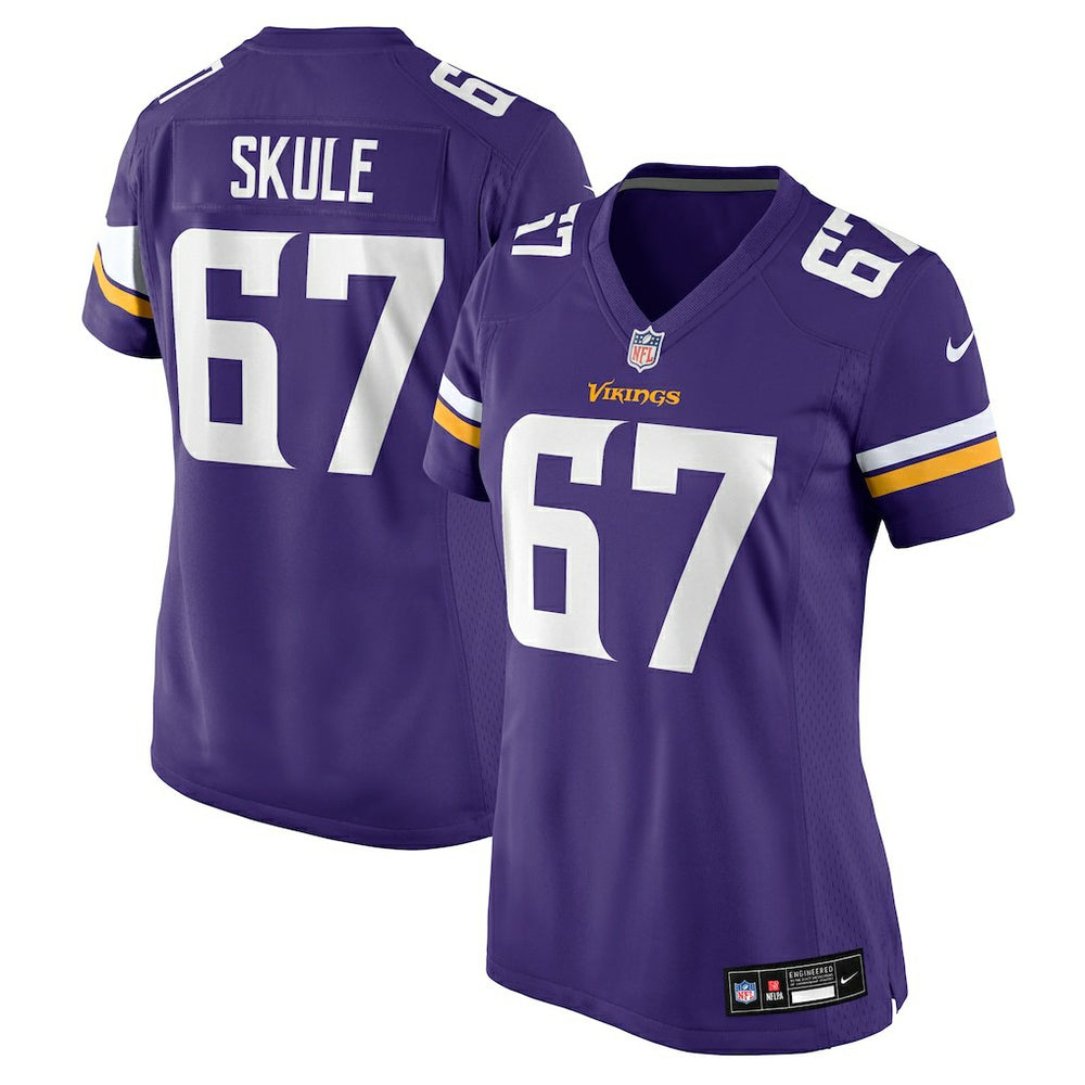 Justin Skule Minnesota Vikings Women's Team Game Jersey - Purple - Nike