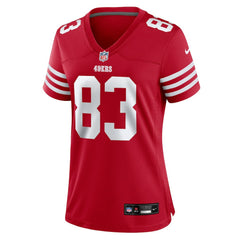 Terique Owens San Francisco 49ers Women's Team Game Jersey - Scarlet - Nike