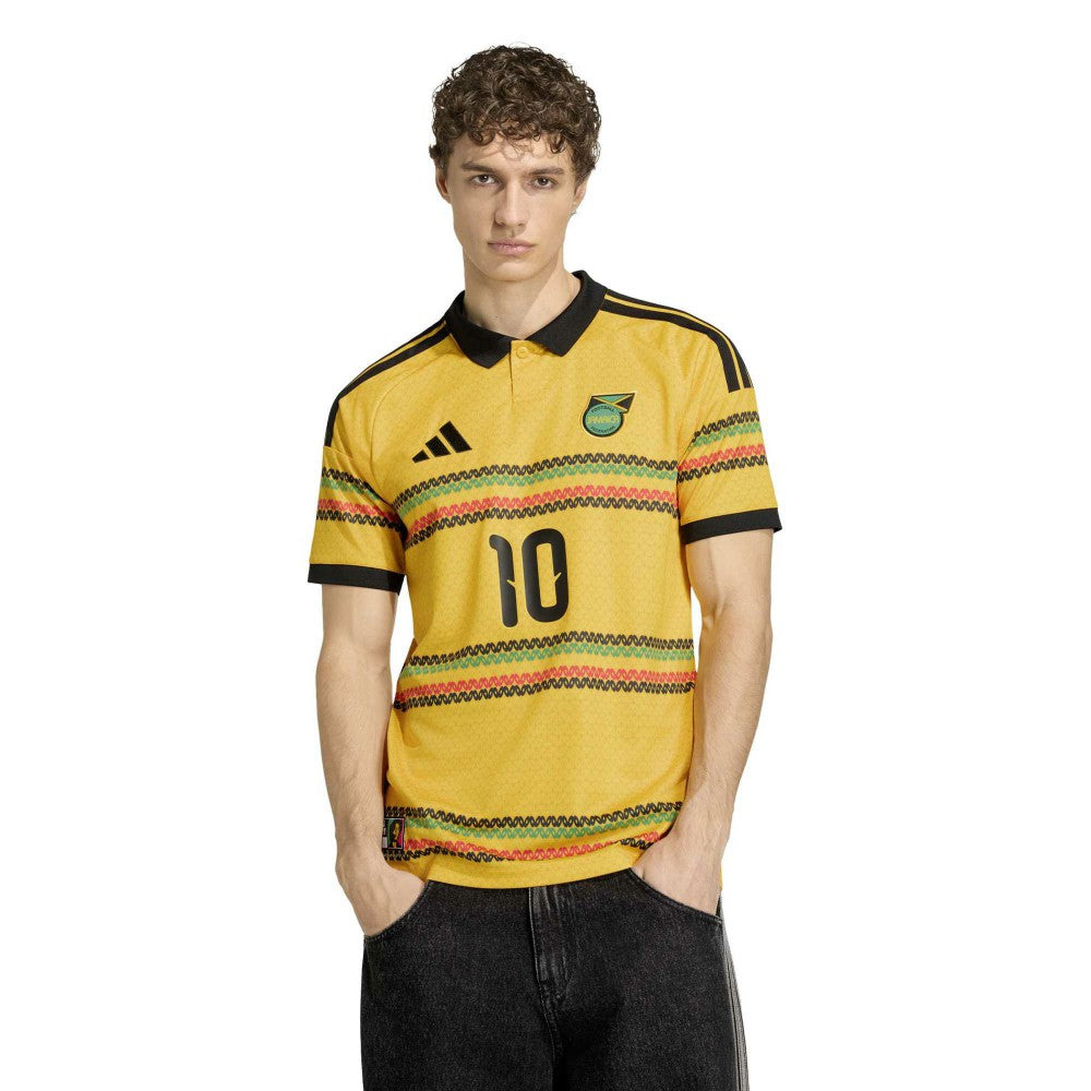 Adidas - Bob Marley Jamaica National Team 2026 Home Replica Jersey - Yellow