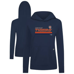 Detroit Tigers Levelwear Women's Relay Breaker Pullover Hoodie Sale