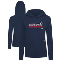 Atlanta Braves Levelwear Women's Relay Breaker Pullover Hoodie for sale